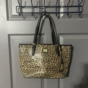 anne klein leather shoulder bag